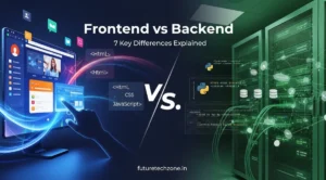 Frontend vs Backend Banner Picture